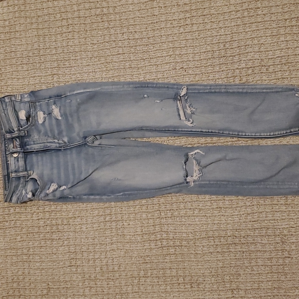 American Eagle jeans jeggings 00 light wash